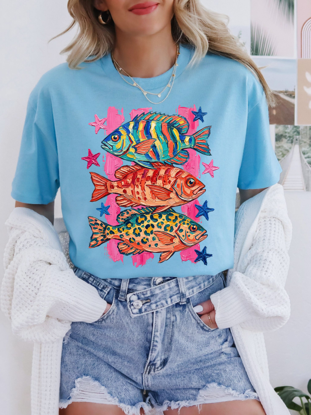 NEON FISH T-SHIRT
