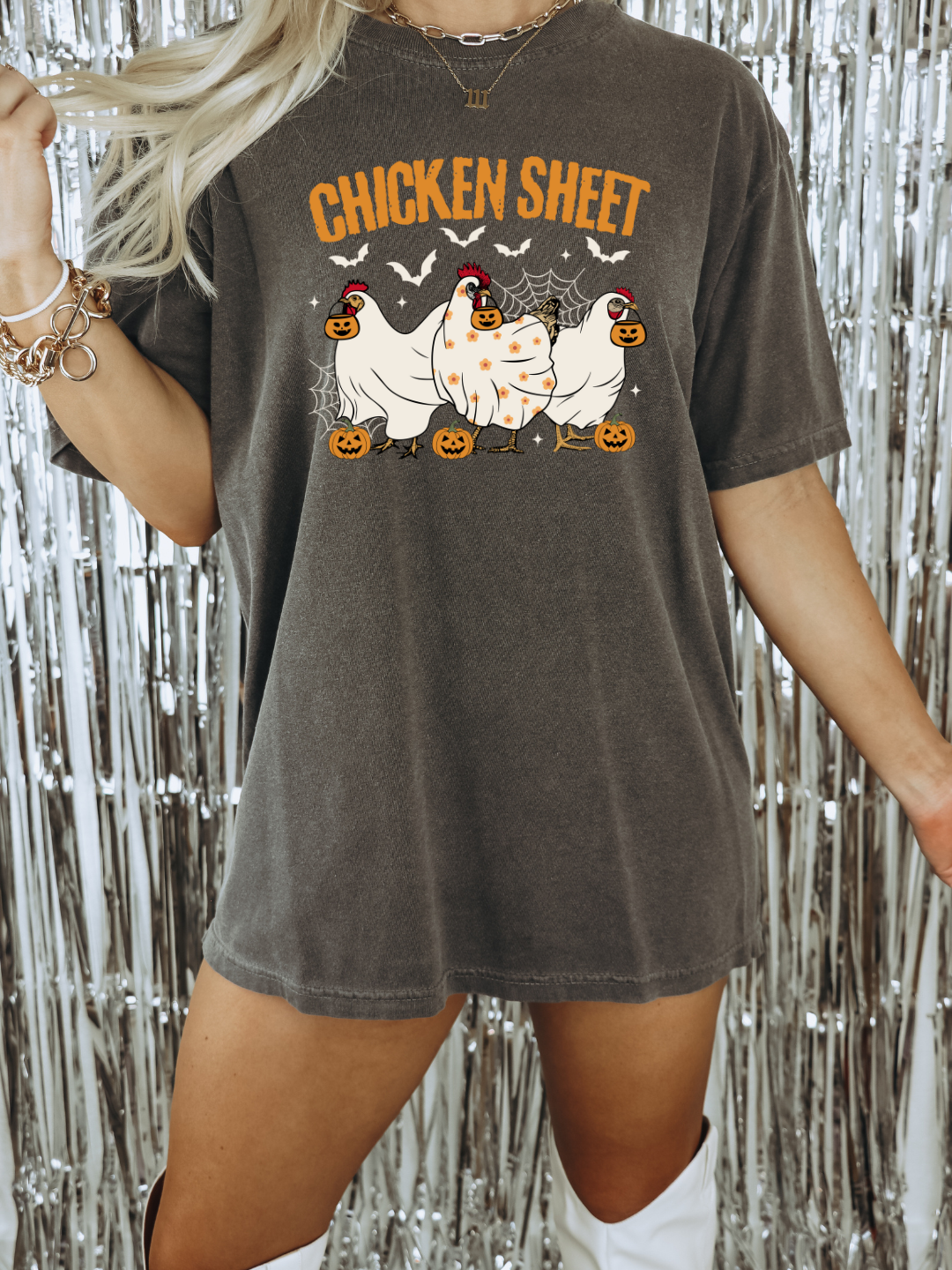 CHICKEN SHEET CREWNECK/T-SHIRT