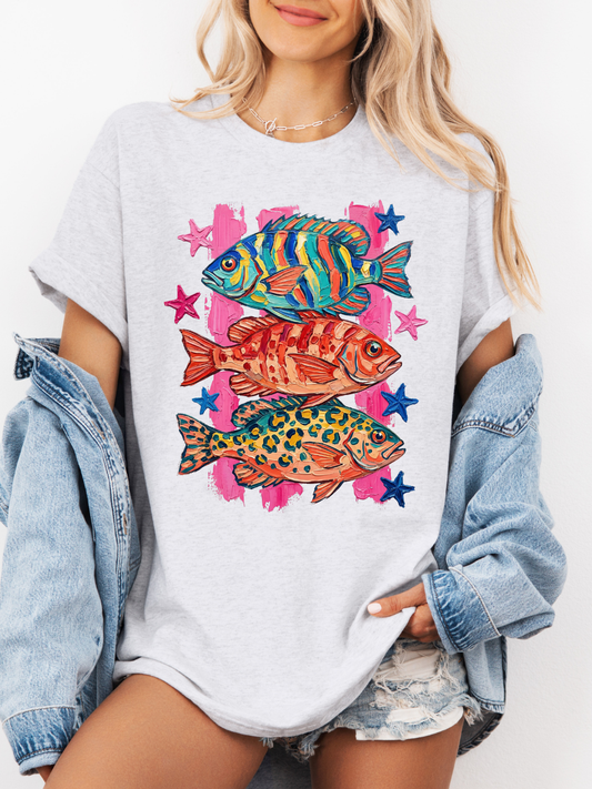 NEON FISH T-SHIRT