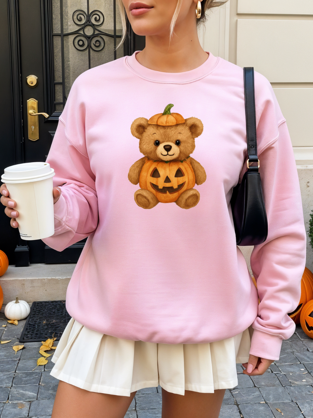 PUMPKIN BEAR CREWNECK