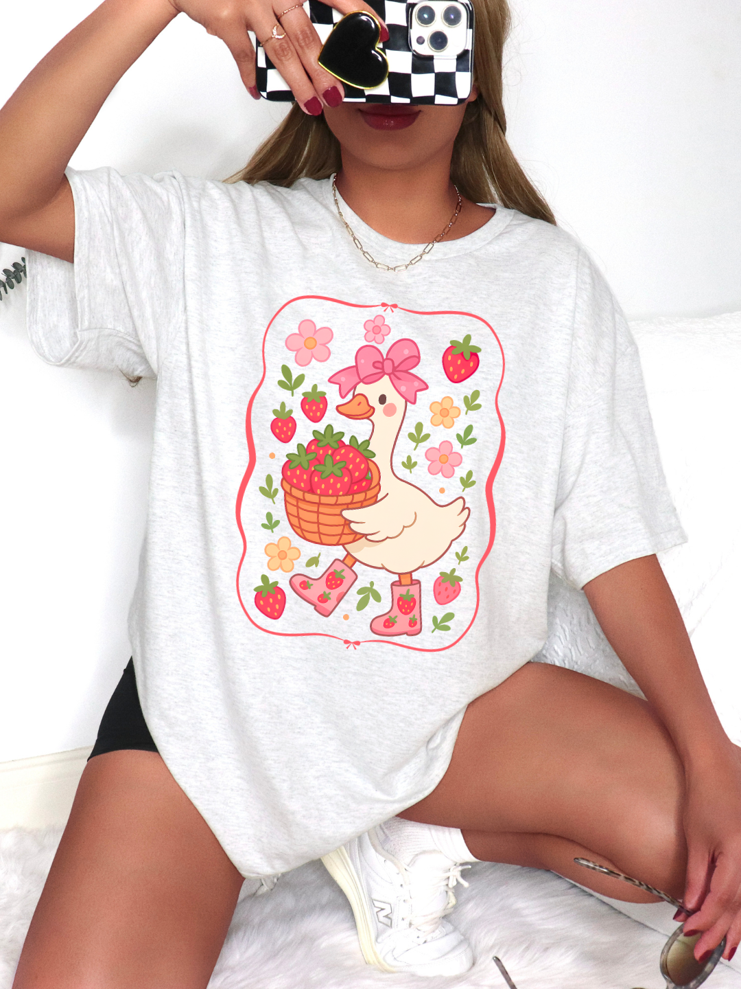STRAWBERRY GOOSE T-SHIRT