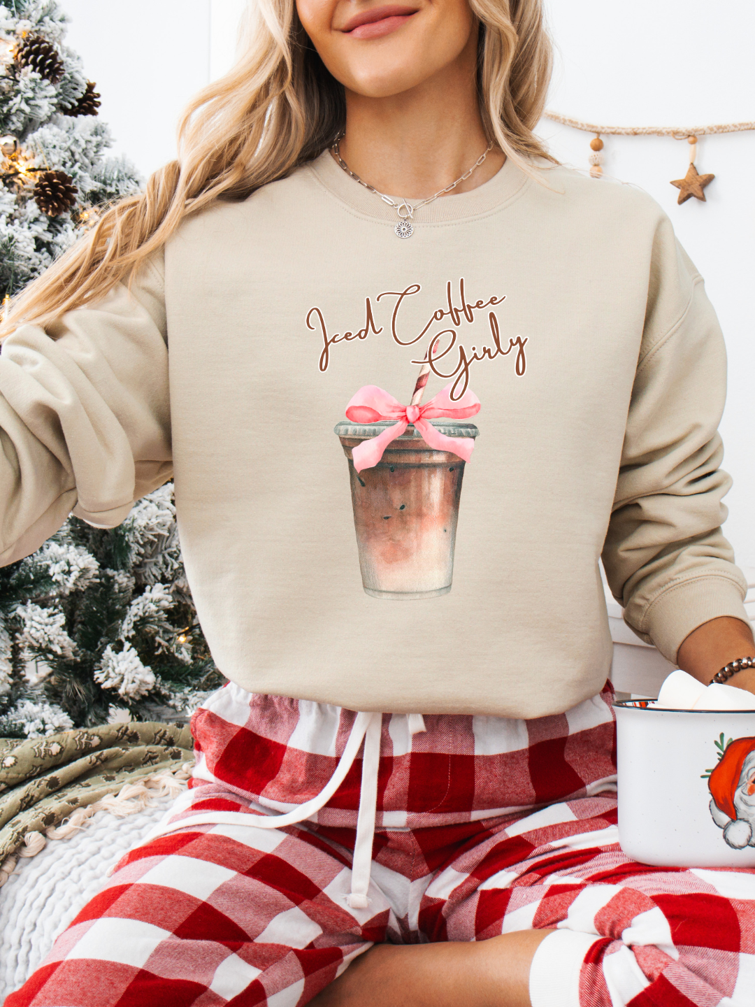 ICED COFFEE GIRLY CREWNECK