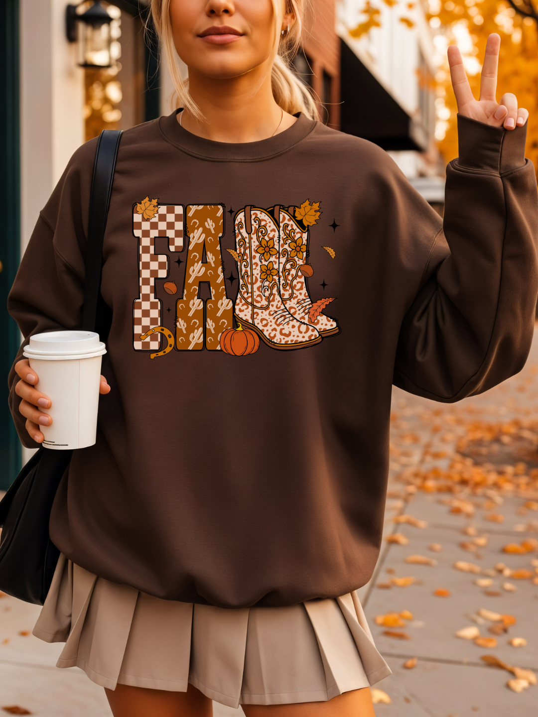 WESTERN FALL CREWNECK