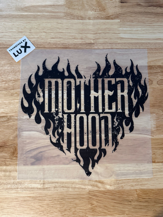 MOTHERHOOD FLAME HEART | DTF TRANSFER