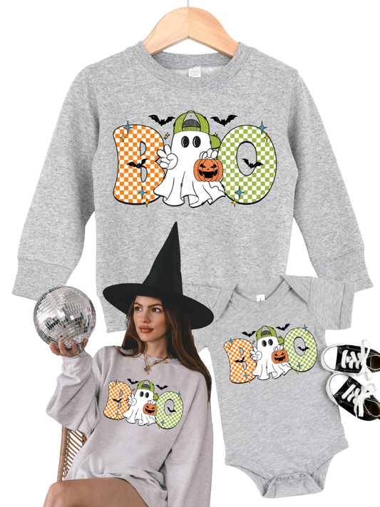 GREEN BOO (ADULT, YOUTH, INFANT) | DTF TRANSFER