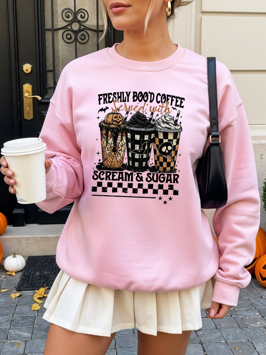 BOO'D COFFEE CREWNECK
