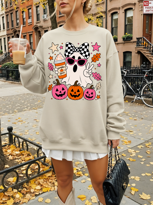 PUMPKIN SPICE GHOST | DTF TRANSFER
