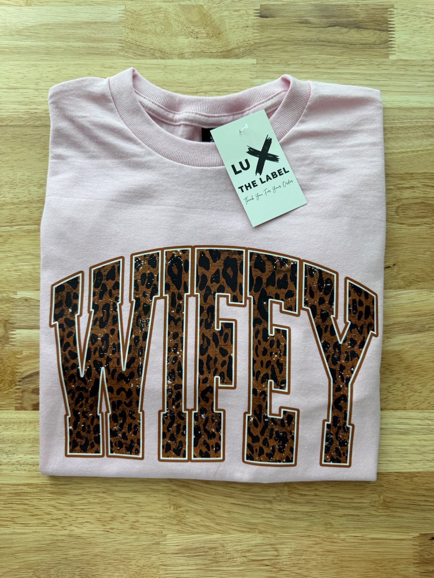 WIFEY CHEETAH T-SHIRT