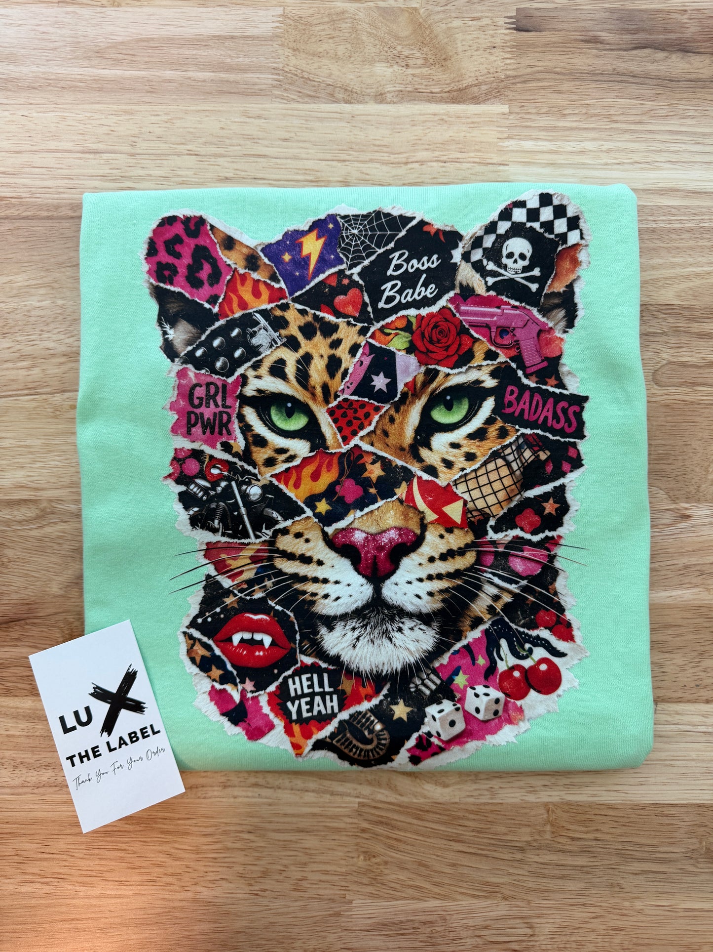 CHEETAH COLLAGE HALLOWEEN T-SHIRT
