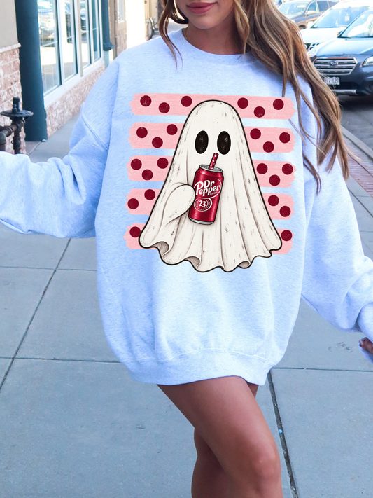 DR PEPPER GHOST HALLOWEEN | DTF TRANSFER