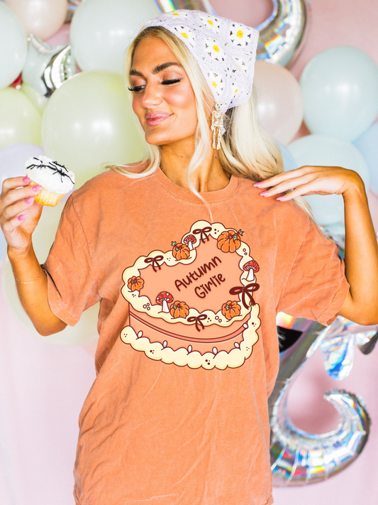 AUTUMN GIRLIE CAKE SHIRT