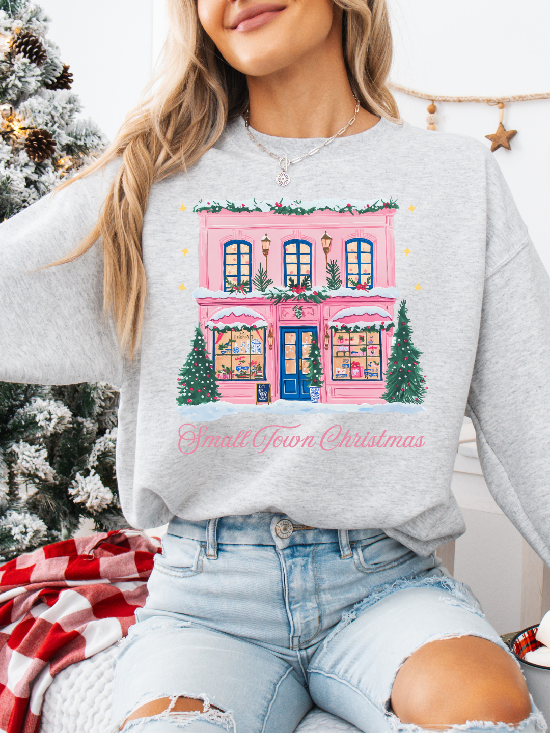 SMALL TOWN CHRISTMAS CREWNECK