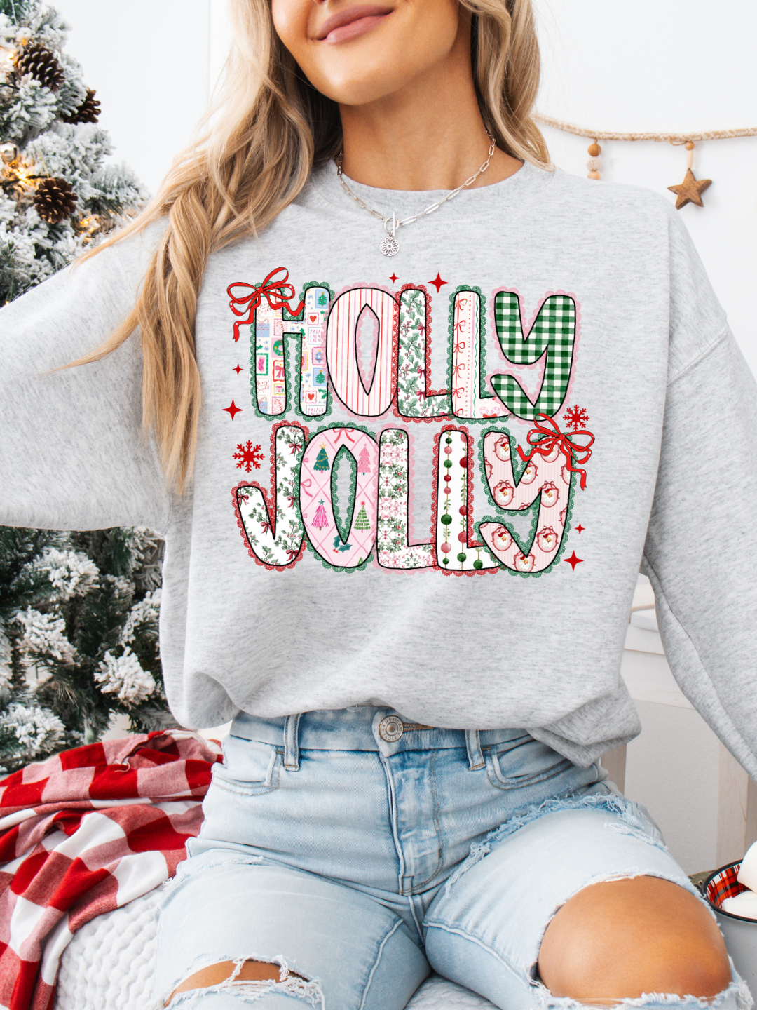 HOLLY JOLLY CHRISTMAS CREWNECK
