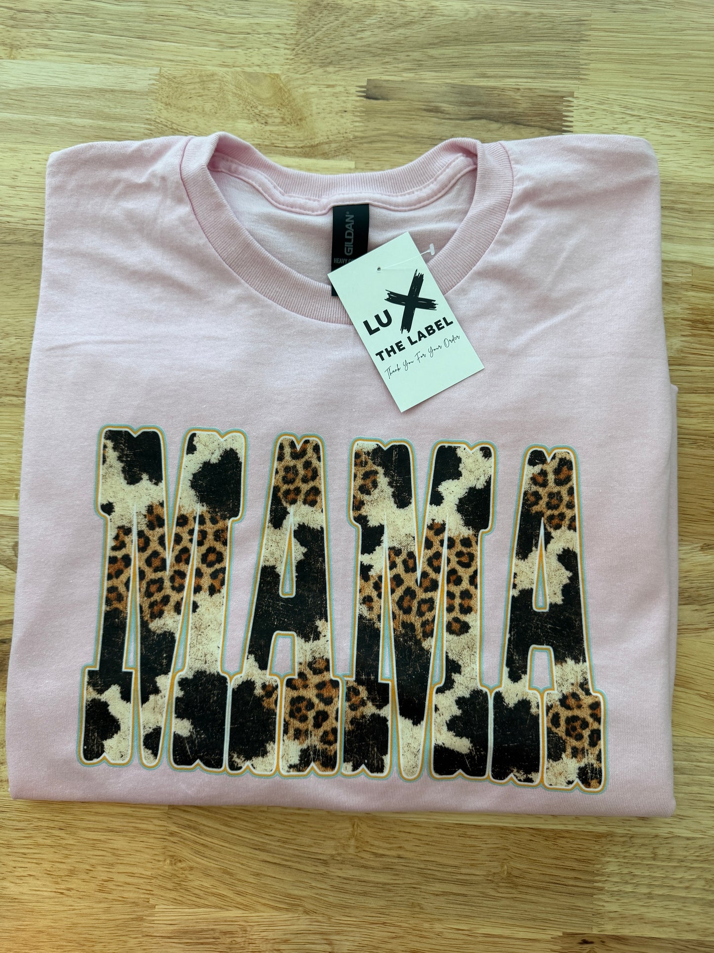 MAMA COW CHEETAH T-SHIRT