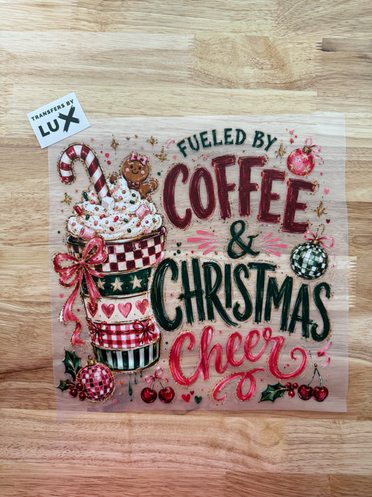 FUELED BY COFFEE & CHRISTMAS CHEER | DTF TRANSFER
