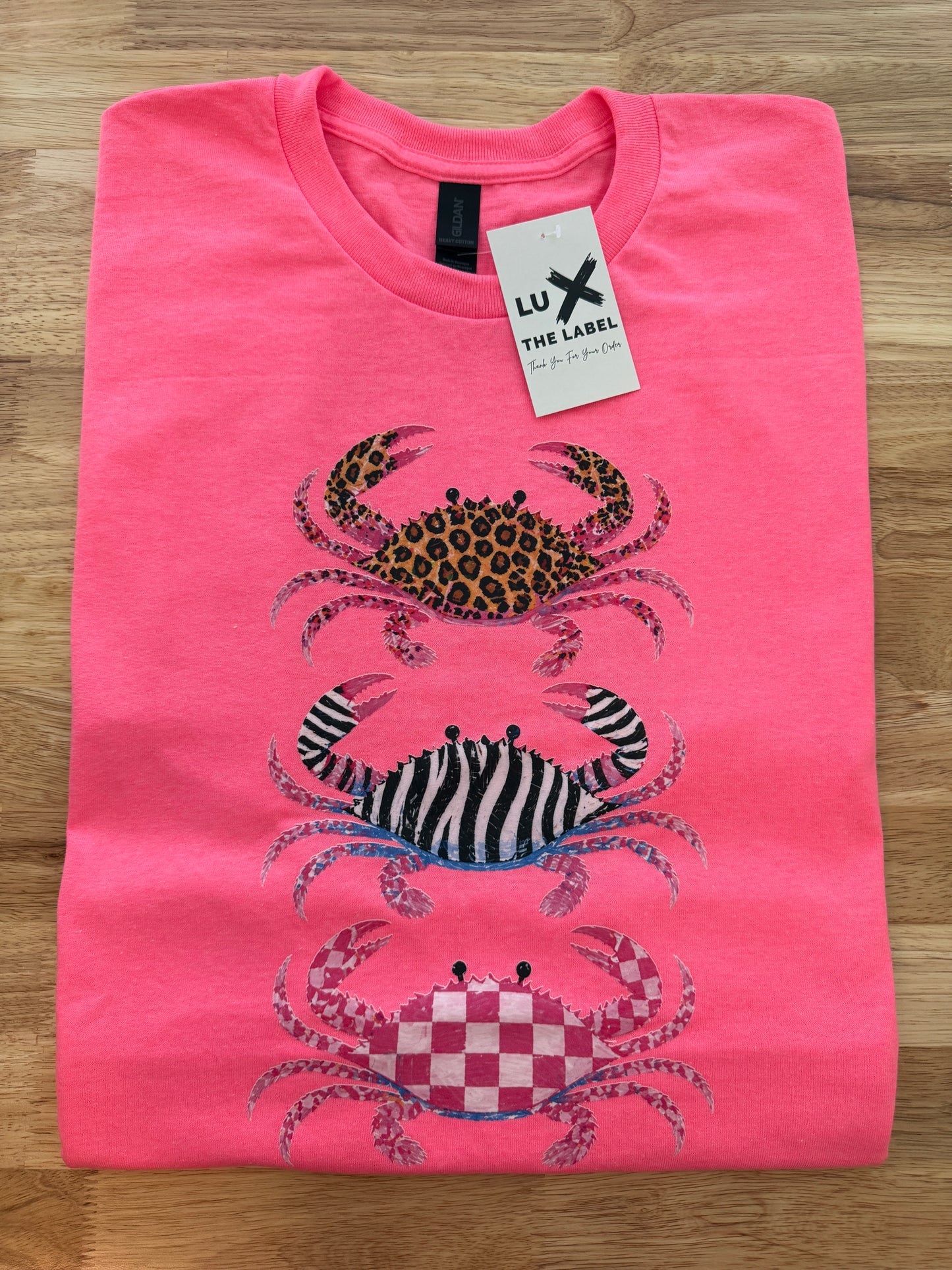 CRAB TRIO PATTERN T-SHIRT