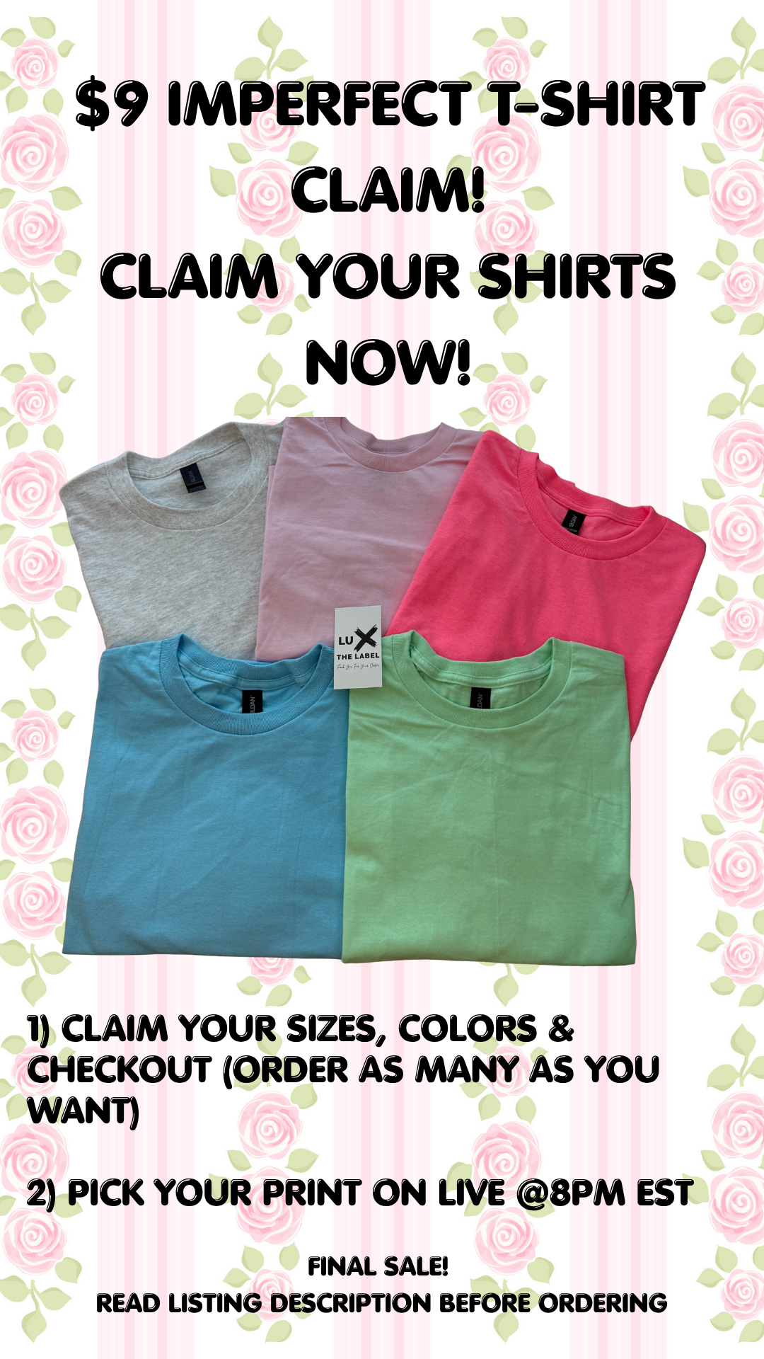 IMPERFECT T-SHIRT CLAIM