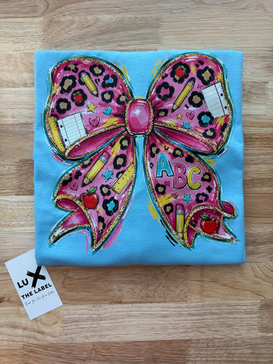 TEACHER EDUCATION BOW T-SHIRT