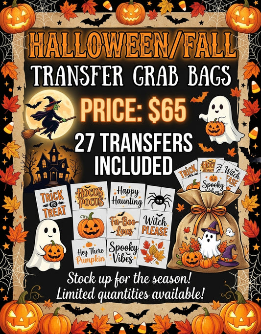 Halloween/Fall Transfer Grab Bag