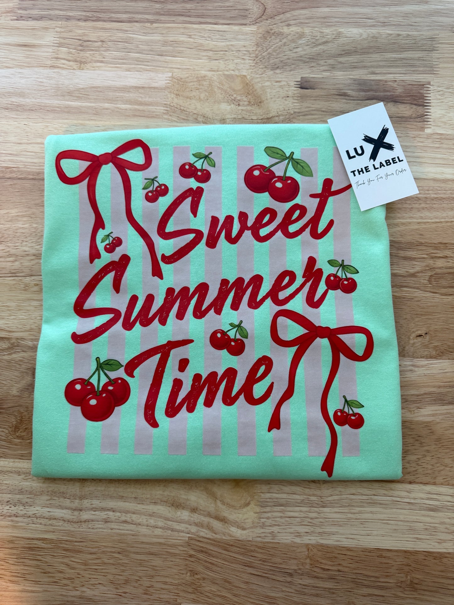 SWEET SUMMERTIME CHERRY T-SHIRT