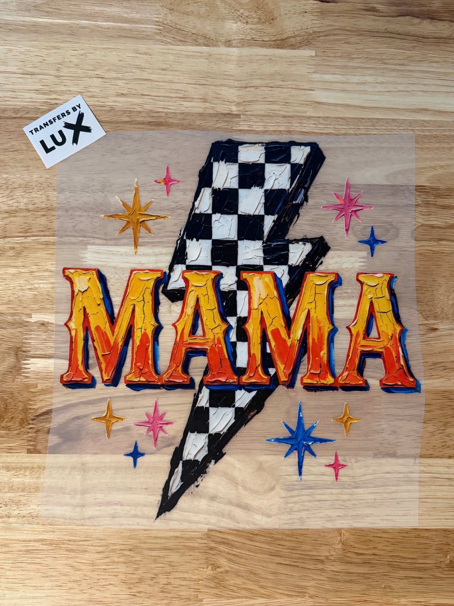 MAMA LIGHTNING BOLT | DTF TRANSFER