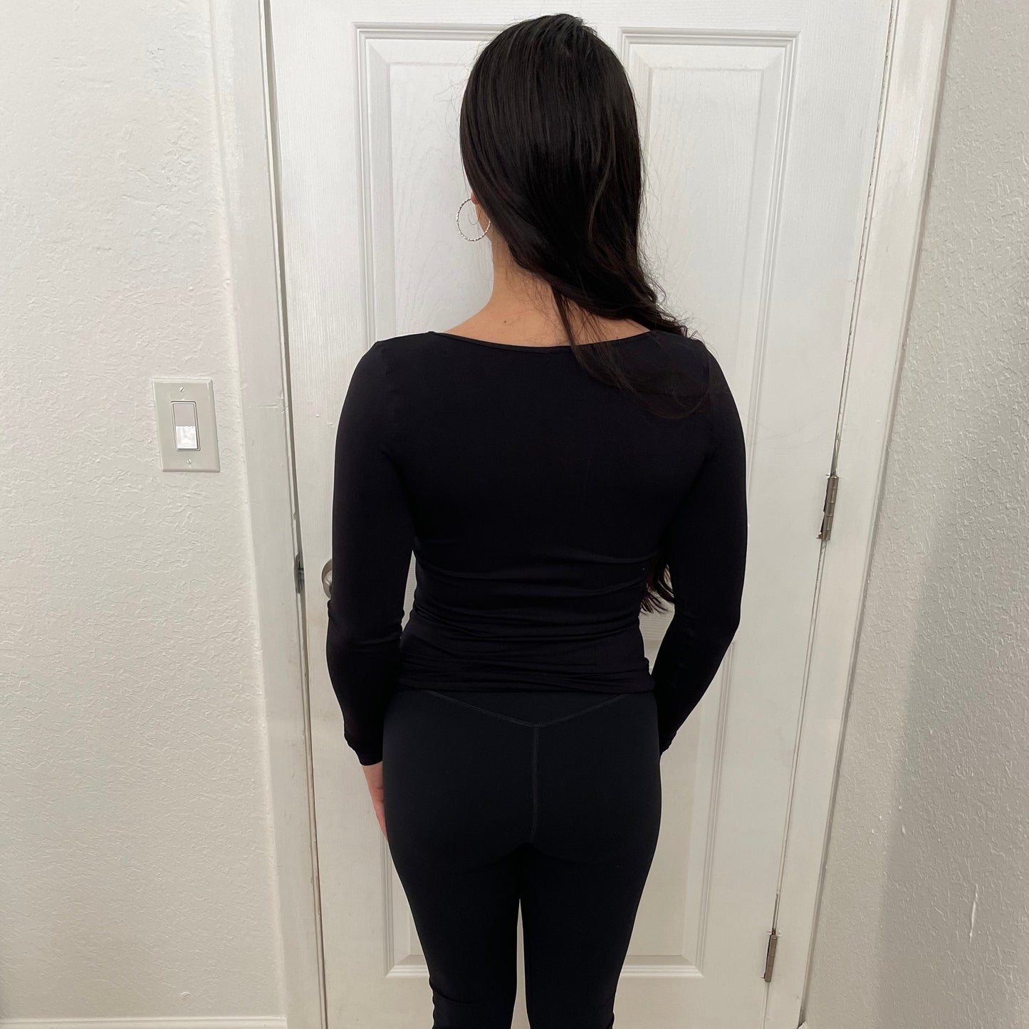 EMILY LONG SLEEVE SEAMLESS TOP