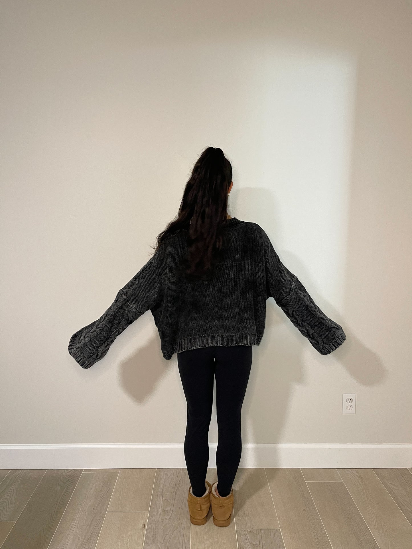 CARMEN CABLE KNIT OVERSIZED SWEATER