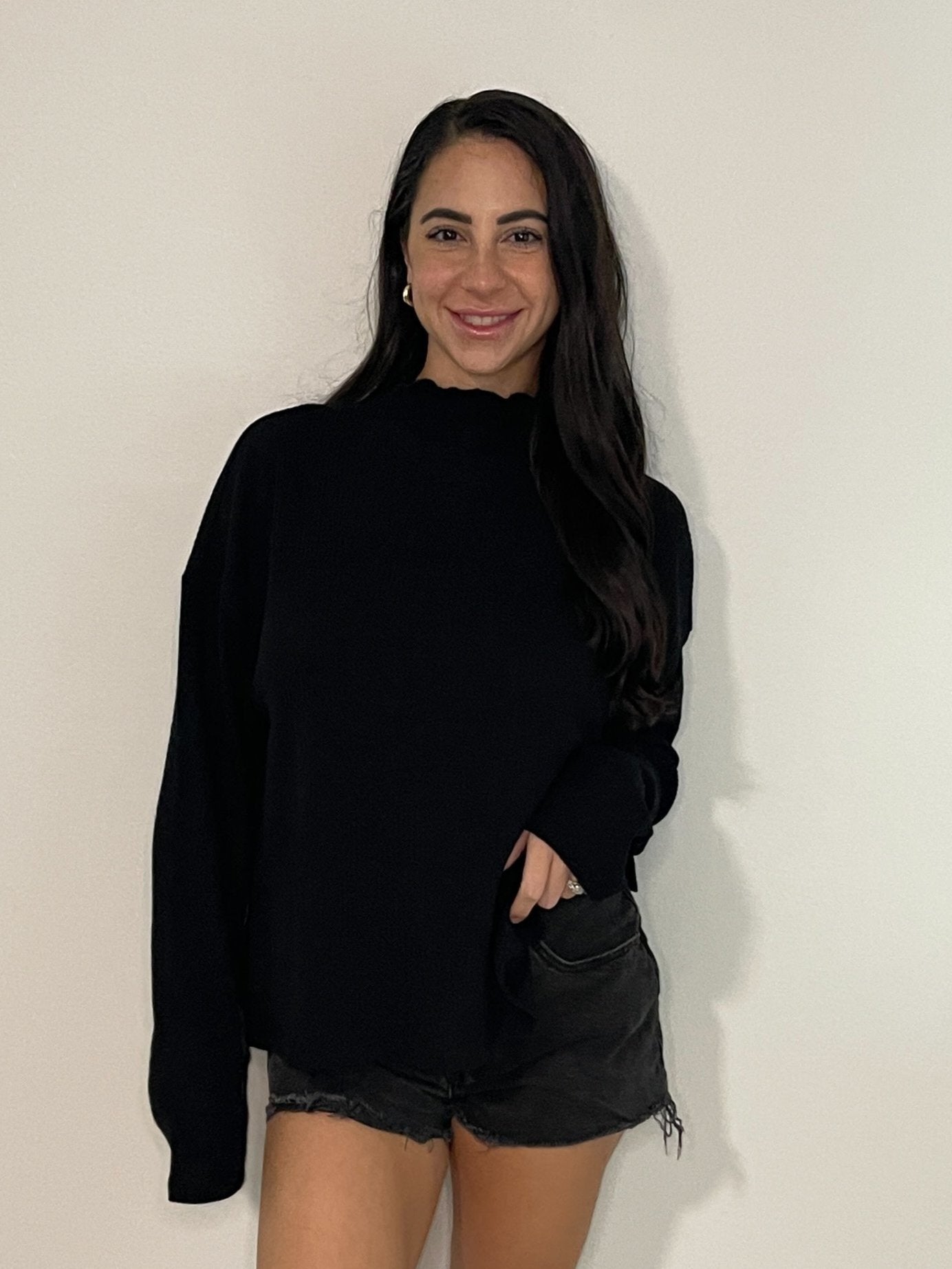 JOSIE OVERSIZED LONG SLEEVE TOP