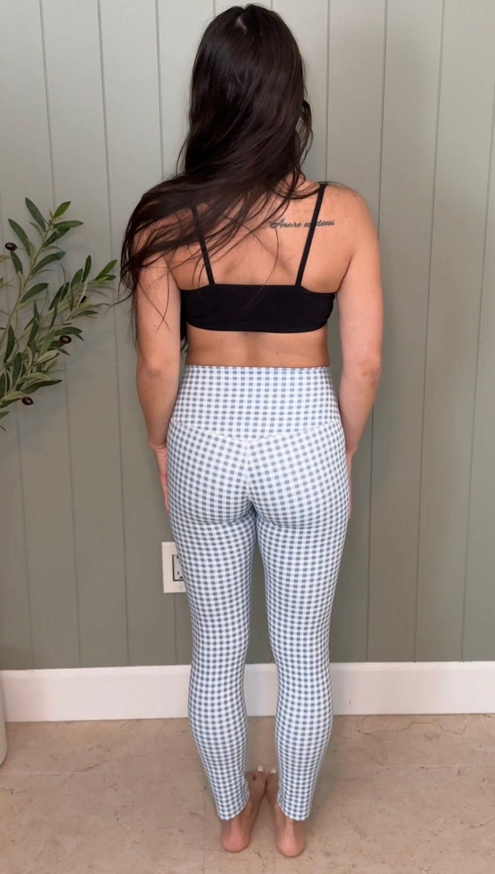 GINGHAM LEGGINGS