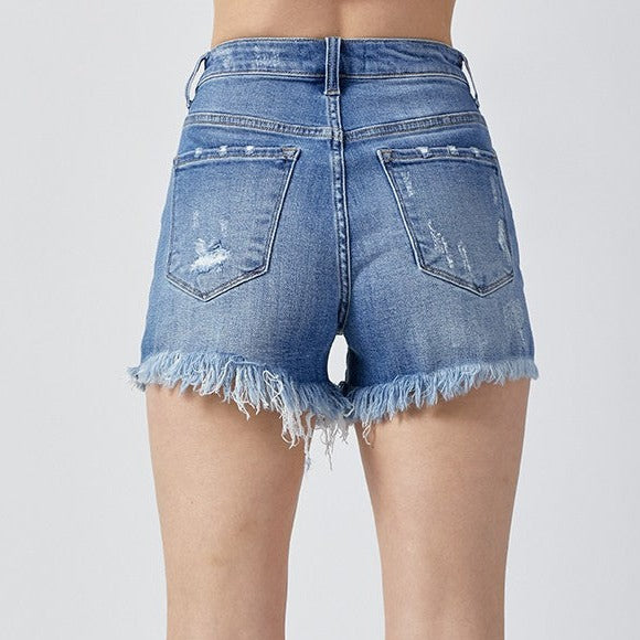 EVERLEIGH RISEN HIGH RISE JEAN SHORTS