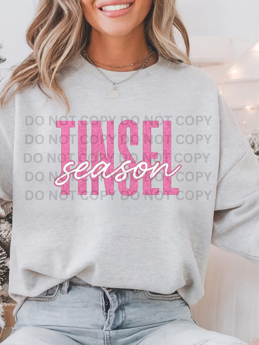 CLAIM TINSEL SEASON PRINT