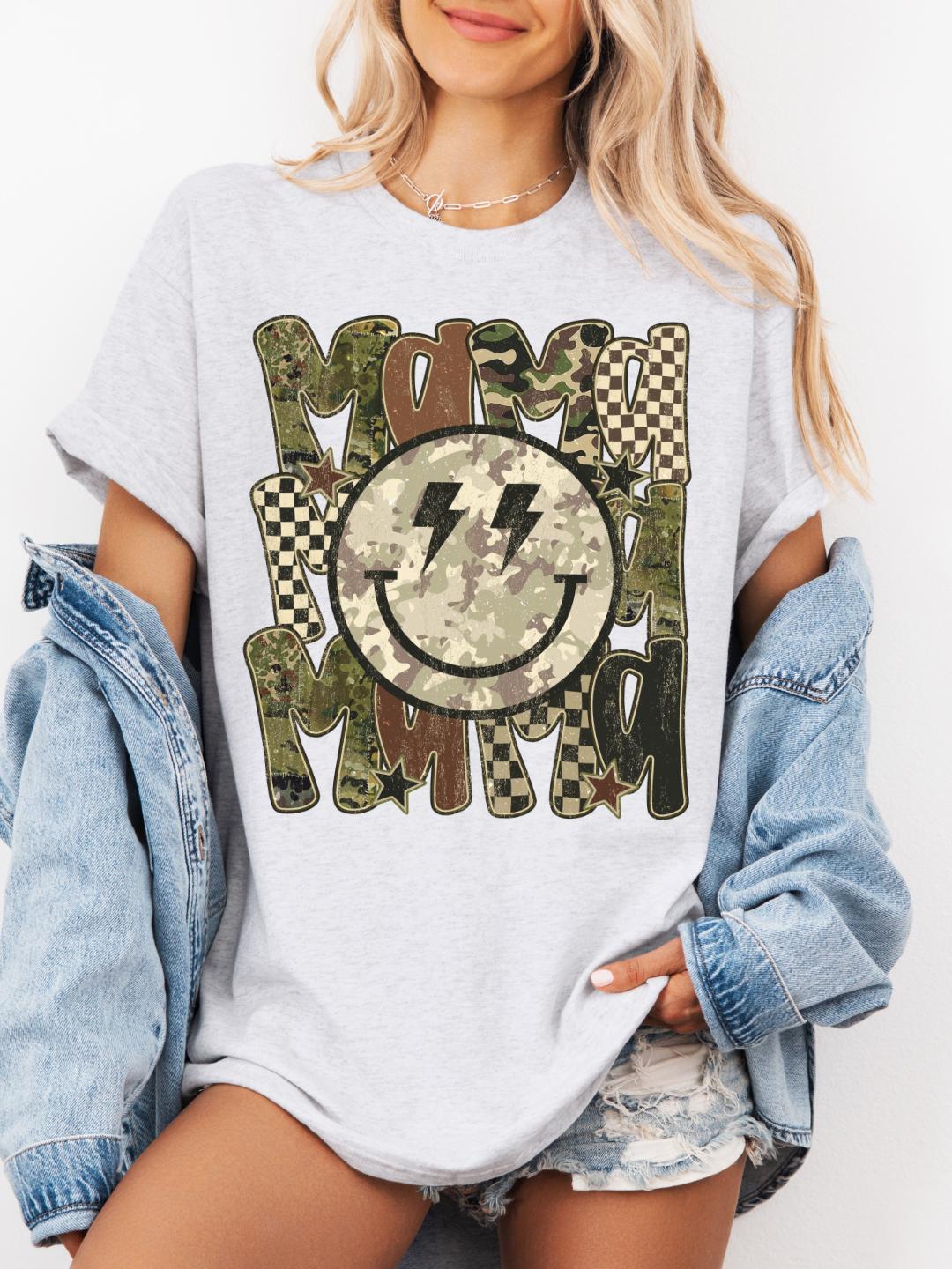 MAMA CAMO T-SHIRT